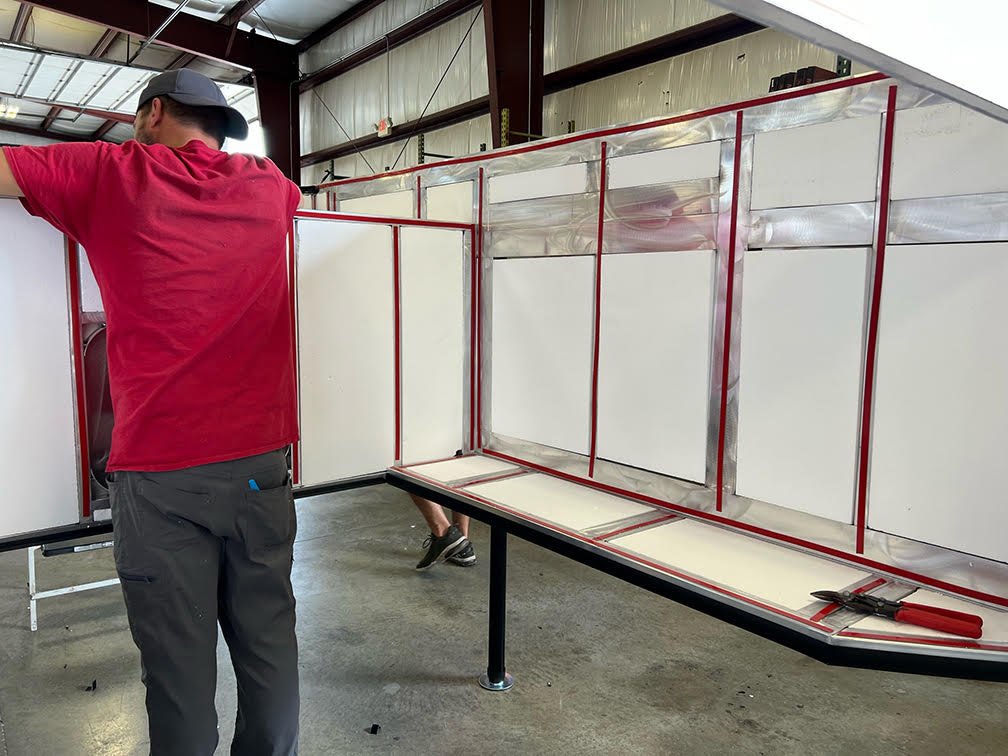 Soaring Eagle camper construction detail